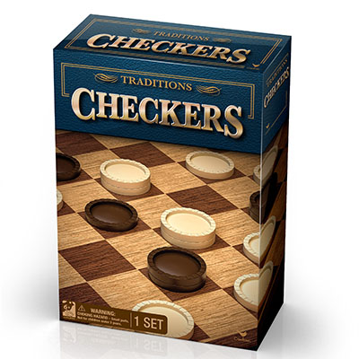 Traditions Checkers Board Game